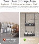 Over the Door 2-tier Shower Caddy Organizer alternate 3