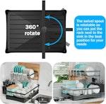 2-Tier Dish Drying Rack for Kitchen Counter alternate 1