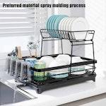 2-Tier Dish Drying Rack for Kitchen Counter alternate 2