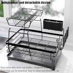 2-Tier Dish Drying Rack for Kitchen Counter alternate 5