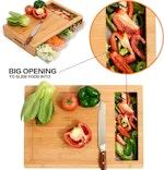 Large Bamboo Cutting Board & Containers alternate 2