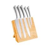 Natural Bamboo Magnetic Knife Block alternate 8