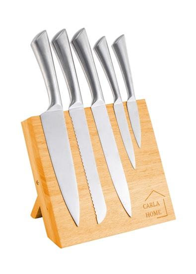 Natural Bamboo Magnetic Knife Block cover