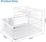 2-Tier Dish Drying Rack for Kitchen Counter alternate 1