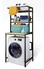 3-Tier Over Washing Machine Storage (Black) thumbnail