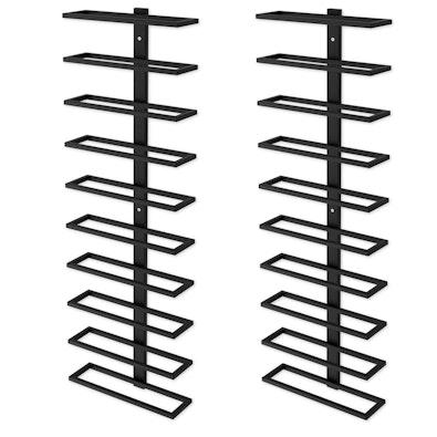 Set 2 Pcs Metal Wall Mount Wine Rack cover