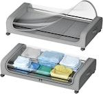 Set 2 Pcs XXL Under Bed Rolling Storage Grey alternate 2