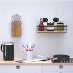 2 Pack Rectangular Bamboo Shower Caddy alternate 2