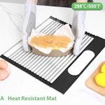 Large Stainless Steel Roll Up Dish Drying Rack alternate 3