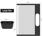Large Stainless Steel Roll Up Dish Drying Rack alternate 7
