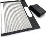 Large Stainless Steel Roll Up Dish Drying Rack alternate 8