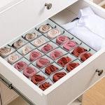 Set of 2 Fabric Drawer Organizer (Grey) alternate 5