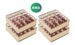 Set of 4 Fabric Drawer Organizer (Beige) alternate 1
