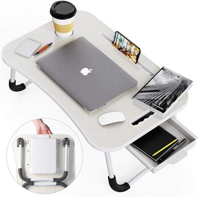Laptop Bed Desk with Storage cover