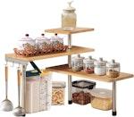 3 Tier Corner Shelf Kitchen Spice Rack thumbnail