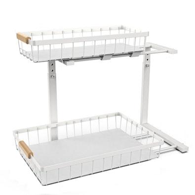 2-Tier Kitchen Under Sink Organiser Storage cover