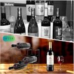 14 Bottle Freestanding Modern Metal Wine Rack alternate 7