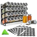 Spice Rack organiser with 28 Spice Jars, Spice thumbnail