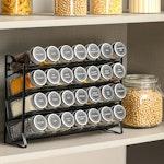 Spice Rack organiser with 28 Spice Jars, Spice alternate 2