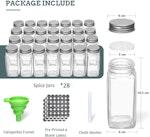 Spice Rack organiser with 28 Spice Jars, Spice alternate 5