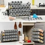 Spice Rack organiser with 28 Spice Jars, Spice alternate 7
