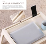 Multifunction Laptop Bed Desk (White) alternate 5