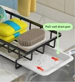 Sink Caddy Sponge Holder with Drain Tray alternate 4