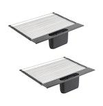 2 Pack Large Roll Up Dish Drying Rack thumbnail