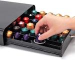 Coffee Pods Holder Storage Drawer (Black) alternate 2