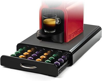 Coffee Pods Holder Storage Drawer (Black) cover