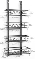 4 Tier Adjustable Baskets Over Door Pantry alternate 8