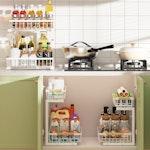 Set 2 pcs - 2-Tier Kitchen Under Sink Organiser alternate 2