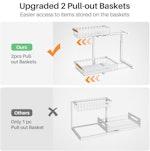 Set 2 pcs - 2-Tier Kitchen Under Sink Organiser alternate 5