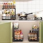 Set 2 pcs - 2-Tier Kitchen Under Sink Organiser alternate 1