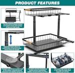 Set 2 pcs - 2-Tier Kitchen Under Sink Organiser alternate 2