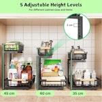 Set 2 pcs - 2-Tier Kitchen Under Sink Organiser alternate 3