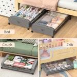 XXL Under Bed Rolling Storage Containers alternate 7