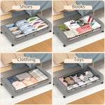 XXL Under Bed Rolling Storage Containers alternate 8