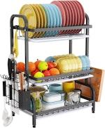 Dish Drying Rack 3Tier Large Capacity alternate 1