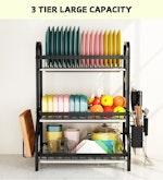 Dish Drying Rack 3Tier Large Capacity alternate 3