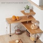 3 Tier Corner Shelf Kitchen Spice Rack alternate 6