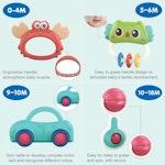 12-Pack Baby Rattle & Sensory Teether Set alternate 1