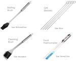 21-Pc Stainless Steel BBQ Tool Set alternate 2