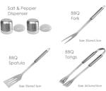 21-Pc Stainless Steel BBQ Tool Set alternate 3