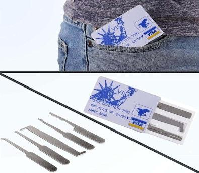 34-Pc Lock Picking Kit & Transparent Practice Lock cover