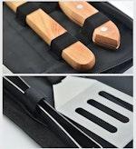 4-Piece BBQ Grilling Set with Portable Canvas Bag alternate 6