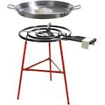 700mm Black Paella Set with Stand & Burner