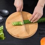 Bamboo Fiber Salad Bowl & Servers - Black alternate 5