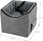 Booster Car Seat & Pet Bed - Medium, Grey alternate 1