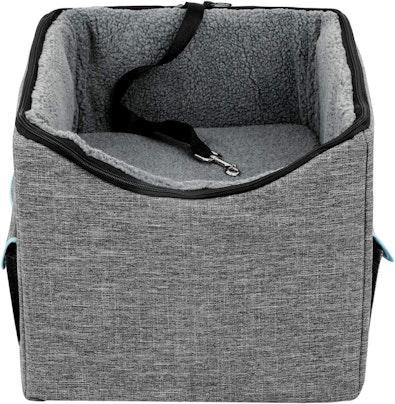 Booster Car Seat & Pet Bed - Medium, Grey cover